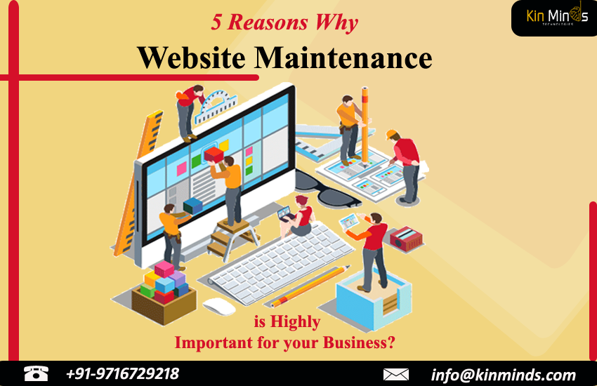 5 Reasons Why Website Maintenance is Highly Important for your Business